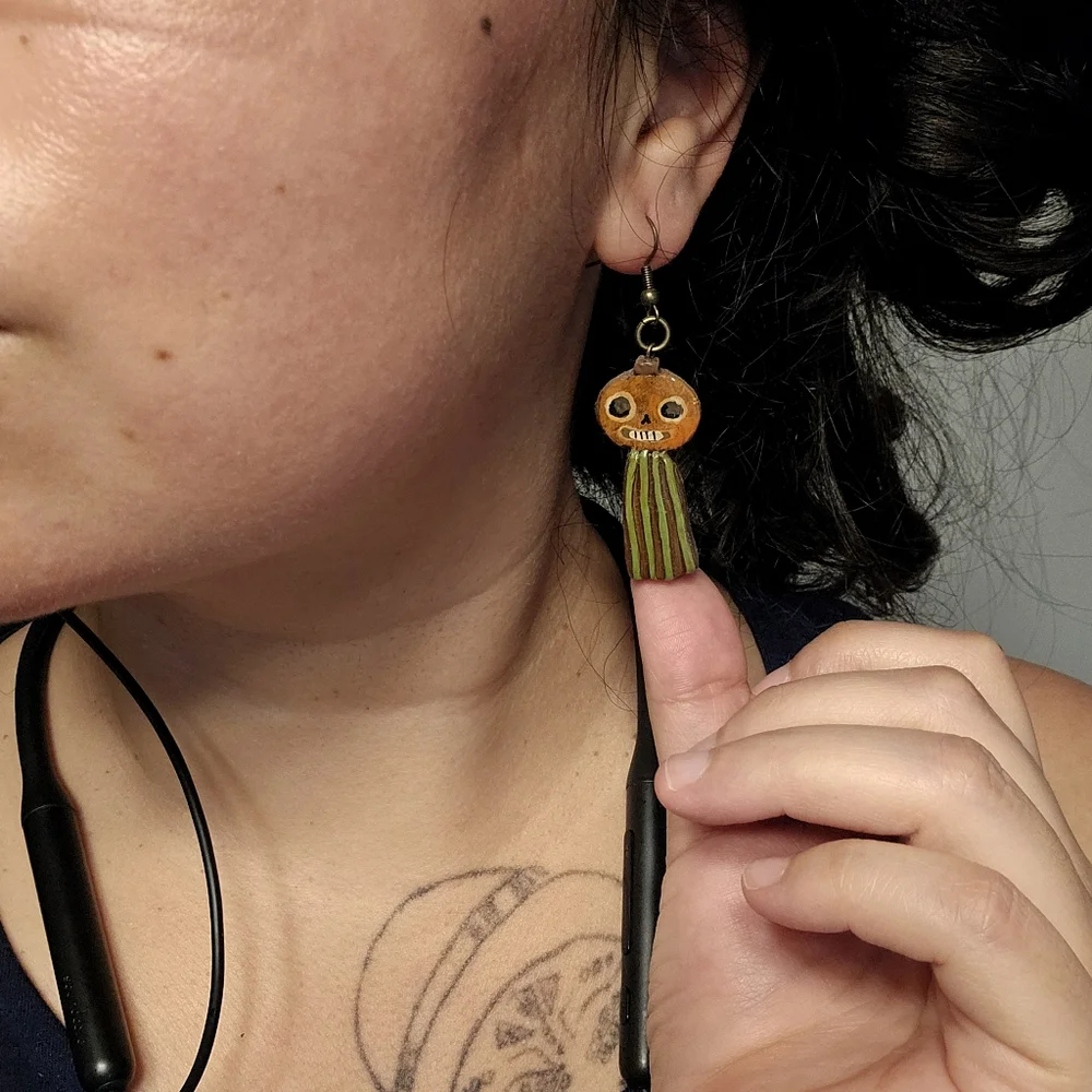 SOLD Enoch Earrings - Picture 3 of 3